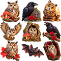 Glänzende 3D-WhatsApp-Sticker mit Halloween-Thema. png