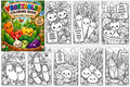 Coloring Book: Vegetables — Bountiful Harvest