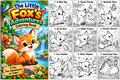 Coloring book:The little foxs adventures