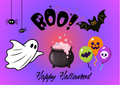Happy Halloween Postcard – Printable Digital Download