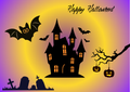 Happy Halloween Postcard with Title – Printable Digital Download