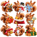 Christmas & New Year Squirrel Digital Sticker Sheet