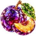 Sticker NFT. Glass plum.