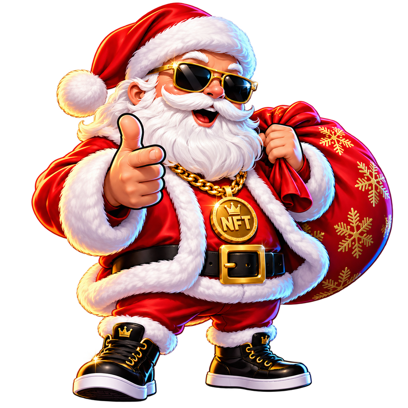 Cool Santa Digital Artwork | Coloring book shop SUN