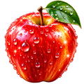 Digitaler Sticker PNG. Ausdruckbarer Sticker. Sofort-Download NFT-Sticker Apple 2.