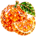Sticker NFT. Glass orange.