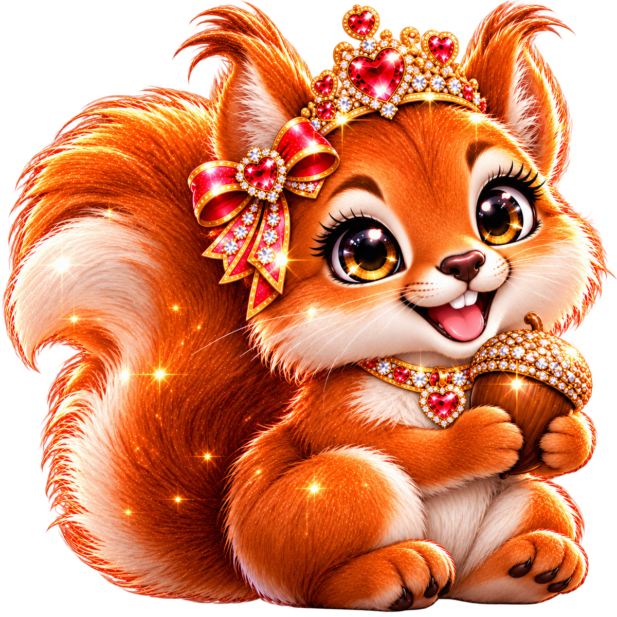 NFT sticker. Ruby sguirrel.