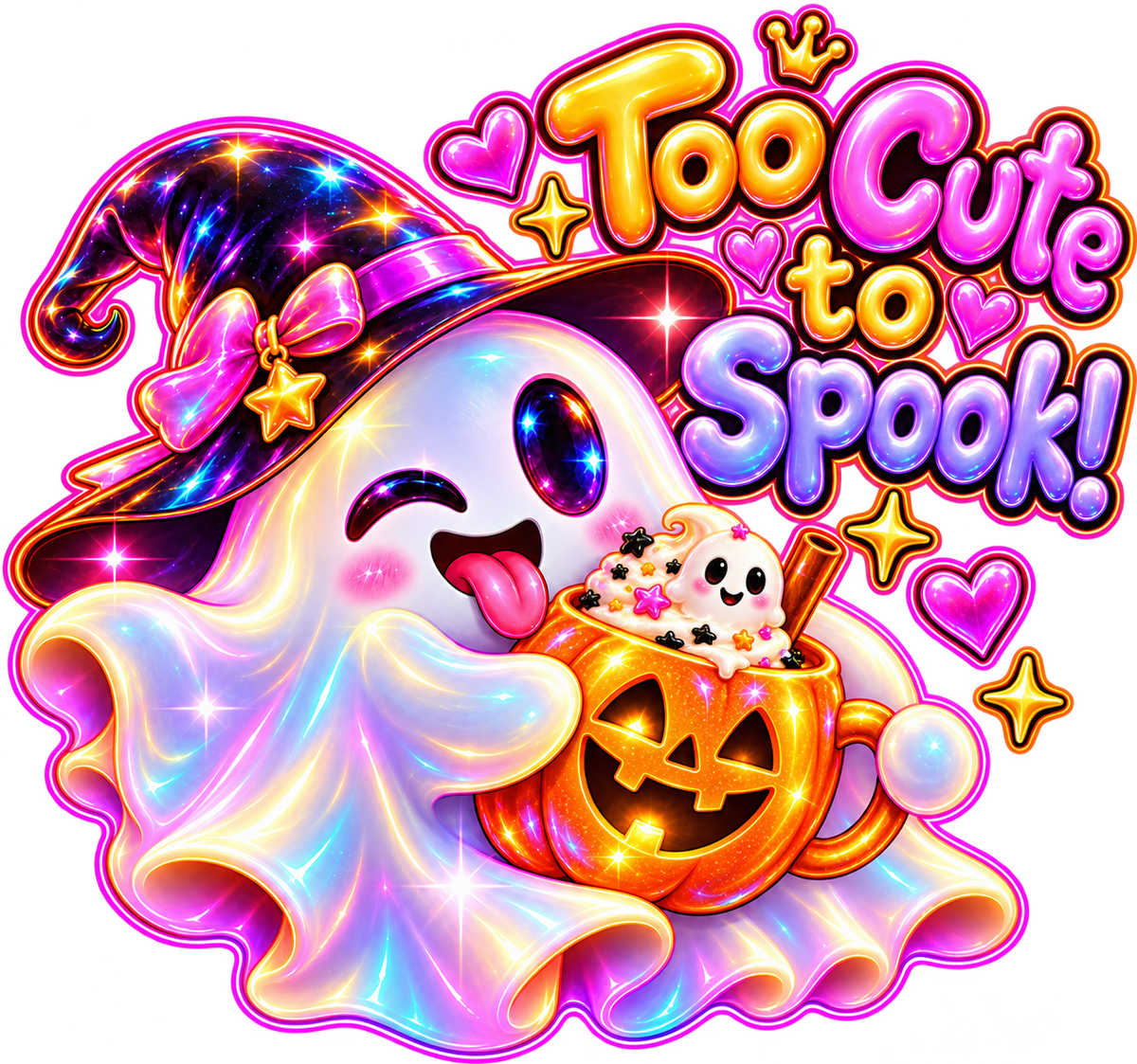 Anime Halloween Digital Stickers – Instant Download