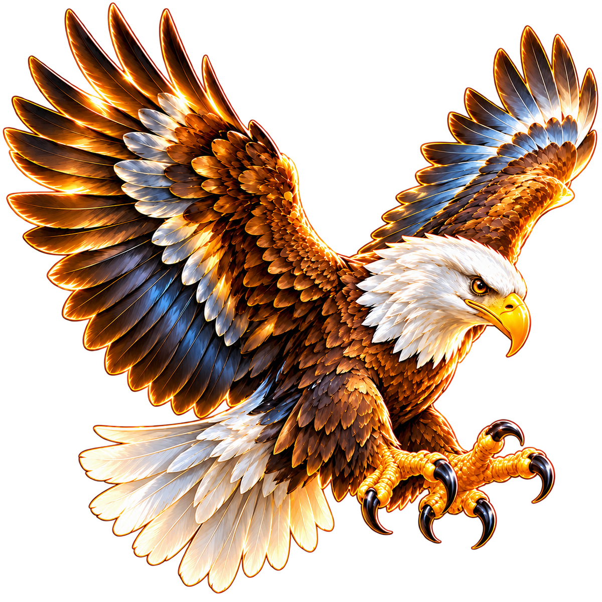 Digital sticker PNG. Printable sticker. Instant download. NFT sticker eagle.