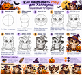 Tutorial on How to Draw an Owl for Halloween