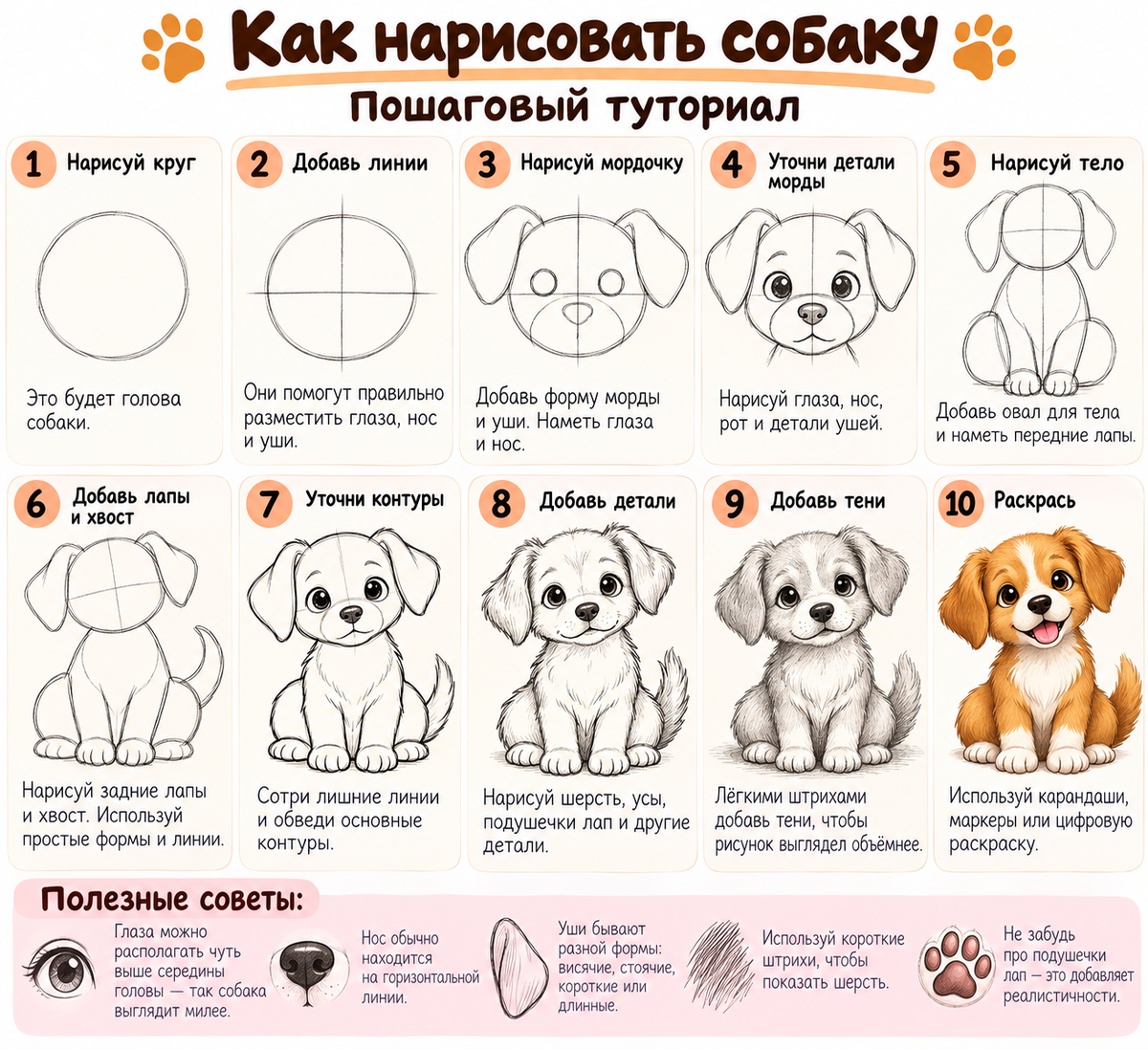 Tutorial on How to Draw a Dog