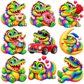 Rainbow Crocodile Sticker Collection