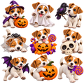 Halloween Terrier Puppy Digital Sticker Sheet – 9 Designs