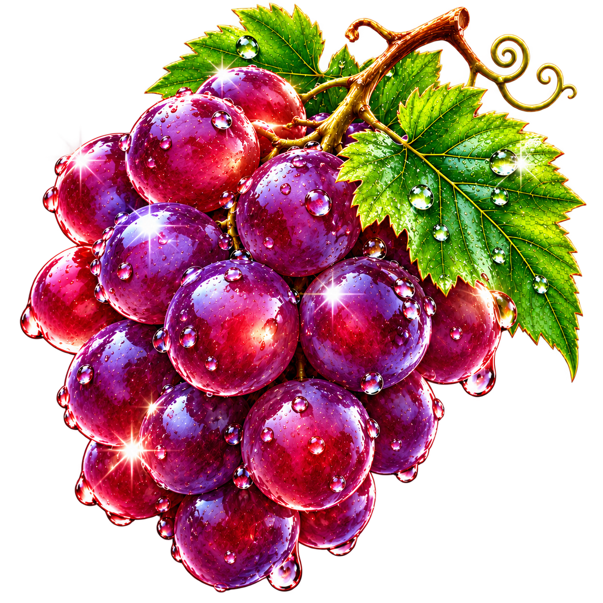 Digital sticker PNG. Instant download. Printable sticker. NFT sticker grape.